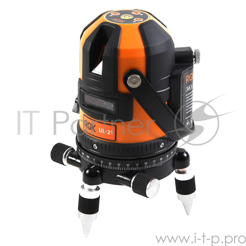 Лазерный нивелир RGK UL-21 дальность 20м точность 0.2мм/м