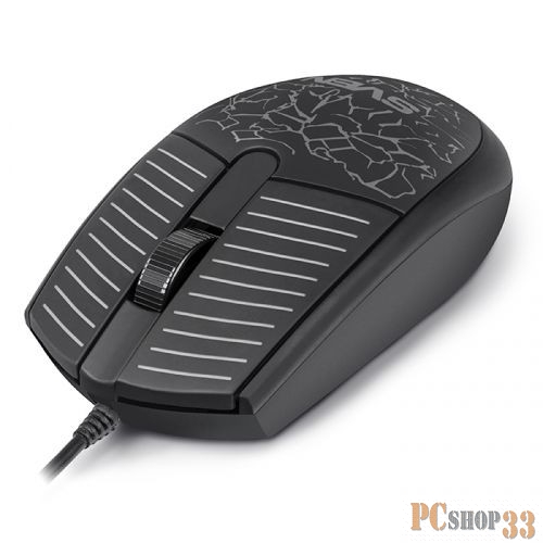 Мышь SVEN RX-70 чёрная (2+1кл. 1200DPI, подсветка, каб. 1,5м, блист.) Мышь SVEN RX-70 чёрная (2+1кл. 1200DPI, подсветка, каб. 1,5м, блист.)