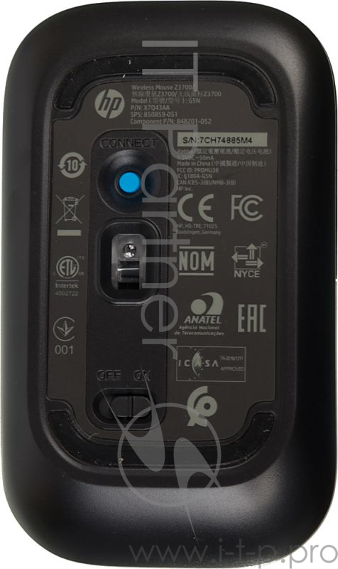 Мышь HP Z3700 Gold Wireless Mouse