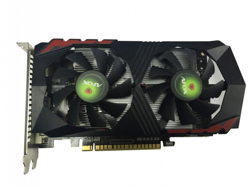 Видеокарта PCI-E 16x AFOX AFRX560-4096D5H3 AMD Radeon RX 560 4GB GDDR5 128Bit DVI HDMI DP ATX Single Fan