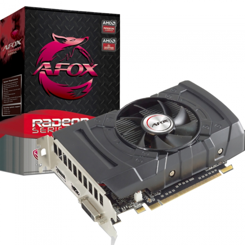 RX 550 4GB GDDR5 1 28Bit, ATX Single Fan AFRX550-4096D5H3