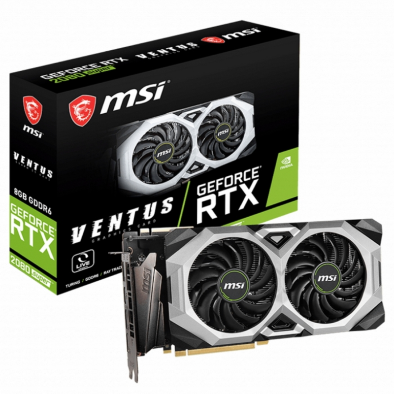 Видеокарта MSI RTX 2080 SUPER VENTUS XS