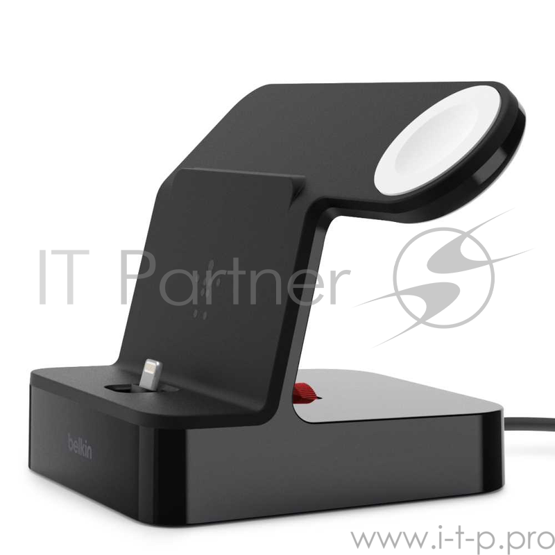Зарядное устройство Belkin PowerHouse™ Charge Dock for Apple Watch + iPhone, Black