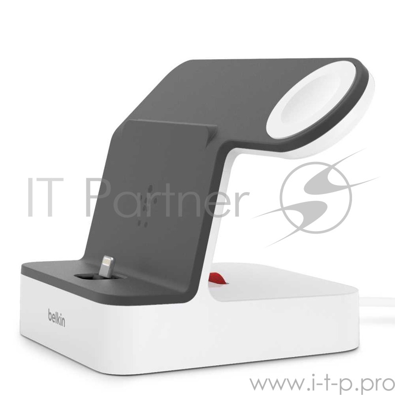Зарядное устройство Belkin PowerHouse™ Charge Dock for Apple Watch + iPhone, White