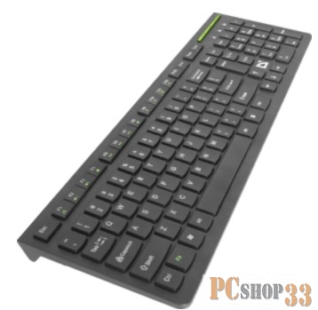 Беспроводная клавиатура ULTRAMATE SM-536 RU BLACK 45536 DEFENDER