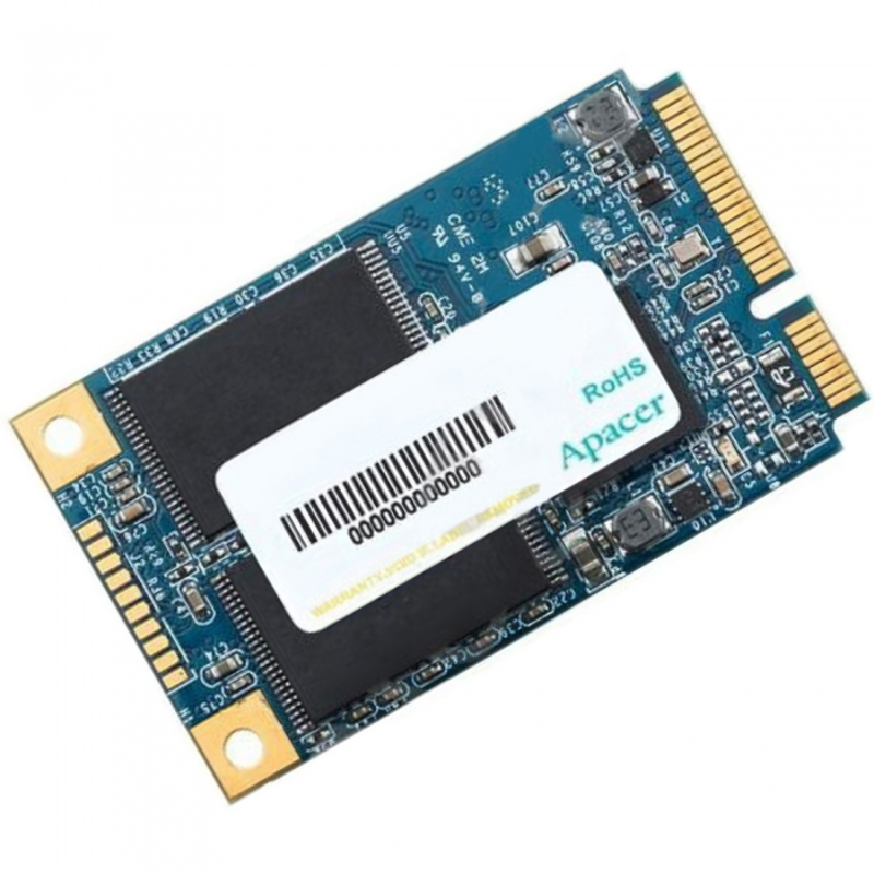 SSD накопитель Apacer mSATA 256GB Apacer AS22A Industrial SSD 85.DA3A0.B009C SATA 6Gb/s, 560/540, IOPS 85/86K, MTBF 2M, 3D TLC, 180TBW, Bulk