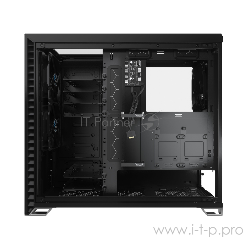 Корпус Fractal Design VECTOR RS - TG / E-ATX, mid tower, light tint tempered glass side panels / 3x140mm fans inc. / FD-C-VER1A-01