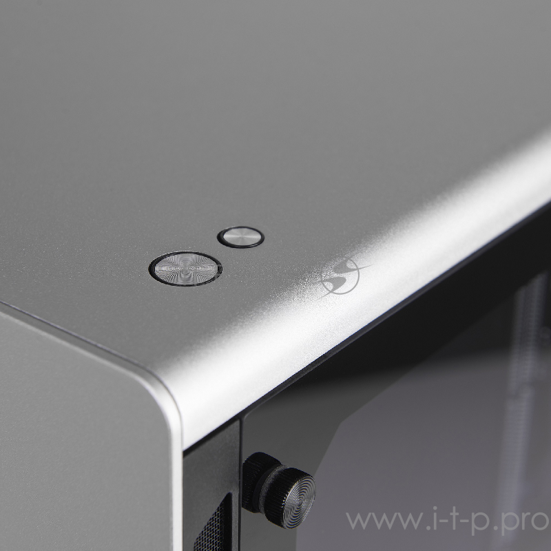 Корпус MetallicGear NEO Silver V2, RGB LED иллюминация, алюминиевые лицевая и верхняя панели, боковые панели Tempered Glass, Mid-Tower