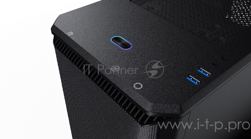 Корпус PHANTEKS Eclipse P400A, Black, Digtial RGB Lighting, боковая панель Tempered Glass, Mid-Tower