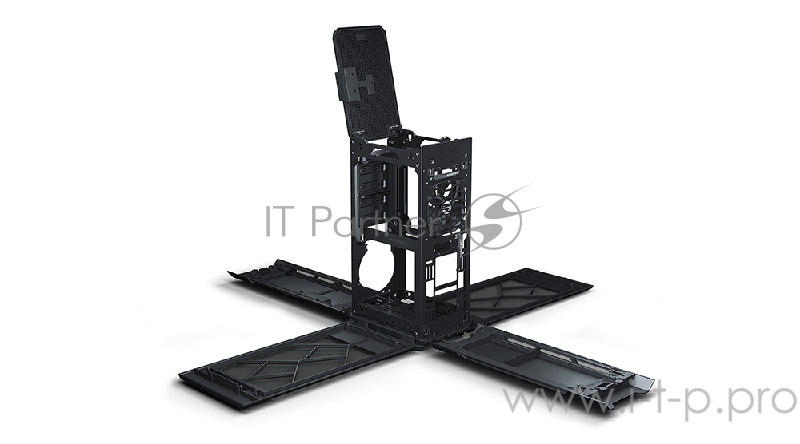 Корпус PHANTEKS Enthoo Evolv Shift Air, Satin Black, передняя и задняя панели анодированный алюминий, Mini ITX