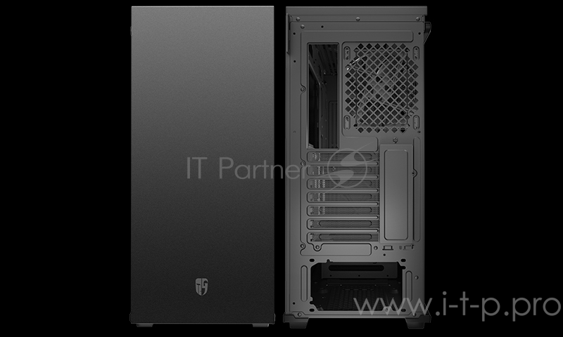 Корпус Deepcool MACUBE 310 BK без БП, большое боковое окно, черный, ATX