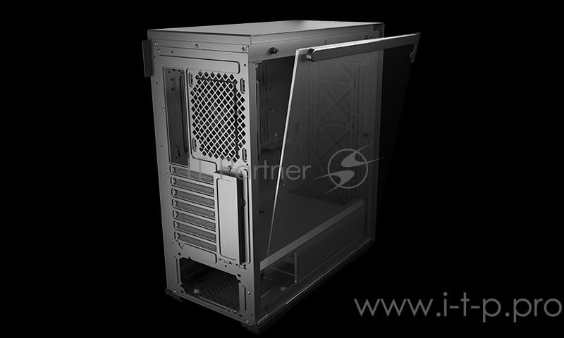 Корпус Deepcool MACUBE 310 BK без БП, большое боковое окно, черный, ATX