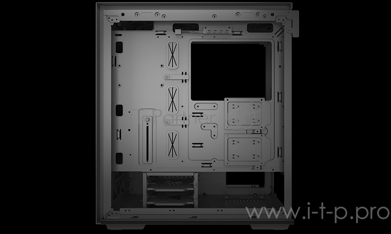 Корпус Deepcool MACUBE 310P BK без БП, большое боковое окно, черный, ATX