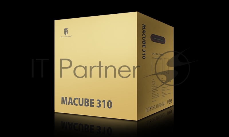 Корпус Deepcool MACUBE 310 WH без БП, большое боковое окно, белый, ATX