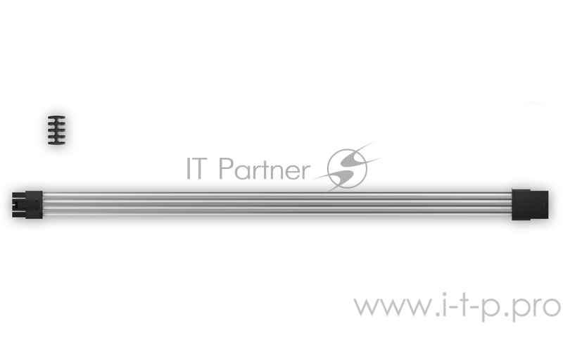 Кабель-удлинитель для питания видеокарты Deepcool EC300-PCI-E-WH (моддинг, 8pin (2+6), белый, 300мм)