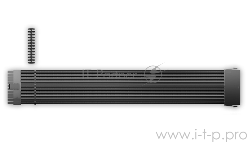 Кабель-удлинитель для питания материнcкой платы Deepcool EC300-24P-BK (моддинг, 24pin, черный, 300мм)