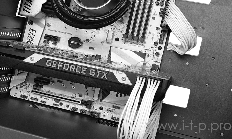 Кабель-удлинитель для питания материнcкой платы Deepcool EC300-24P-WH (моддинг, 24pin, белый, 300мм)