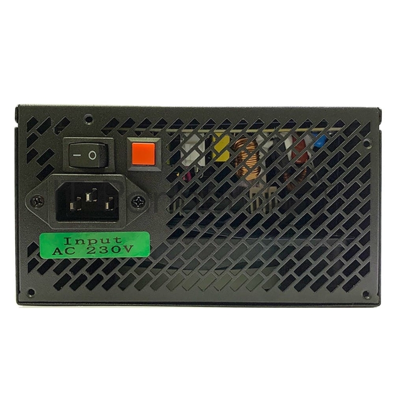 блок питания для ПК 700 Ватт PSU HIPER HPB-700RGB (ATX 2.31, 700W, ActivePFC, RGB 140mm fan, Black) BOX