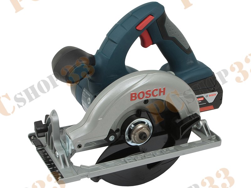 Дисковая пила Bosch GKS 18 V-LI Professional 060166H008, аккум. (Li-Ion 18В, 3900об./мин.) + пильный диск по дереву + доп.аккум. + кейс