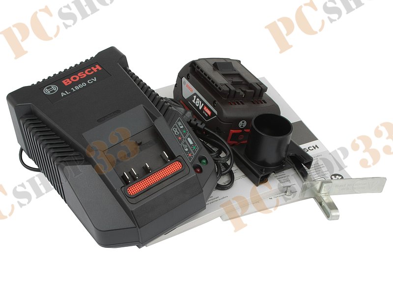 Дисковая пила Bosch GKS 18 V-LI Professional 060166H008, аккум. (Li-Ion 18В, 3900об./мин.) + пильный диск по дереву + доп.аккум. + кейс