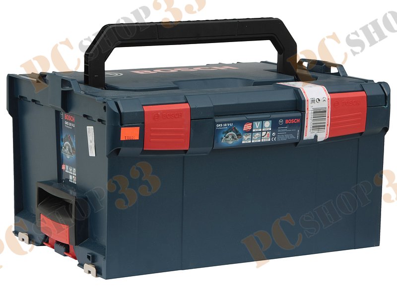 Дисковая пила Bosch GKS 18 V-LI Professional 060166H008, аккум. (Li-Ion 18В, 3900об./мин.) + пильный диск по дереву + доп.аккум. + кейс