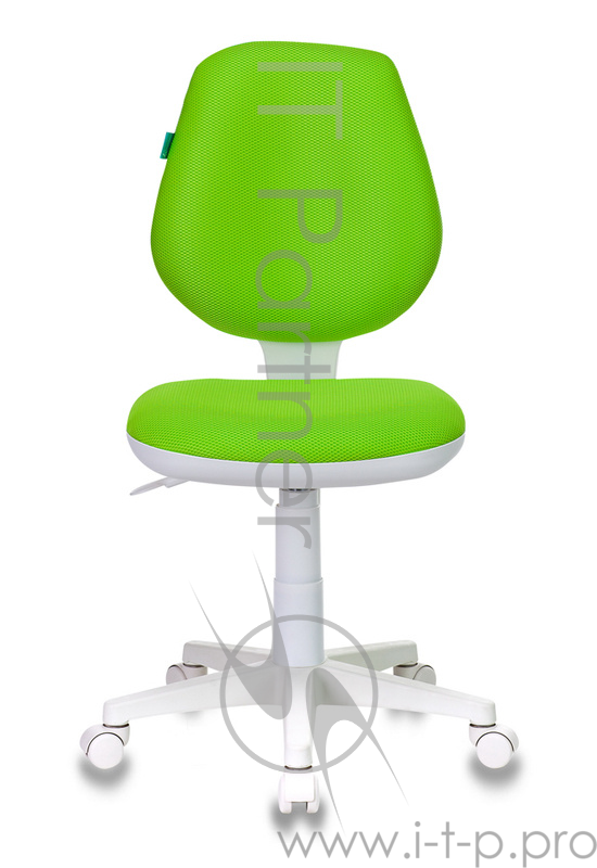 Кресло детское Бюрократ CH-W213/TW-18 салатовый TW-18 (пластик белый)