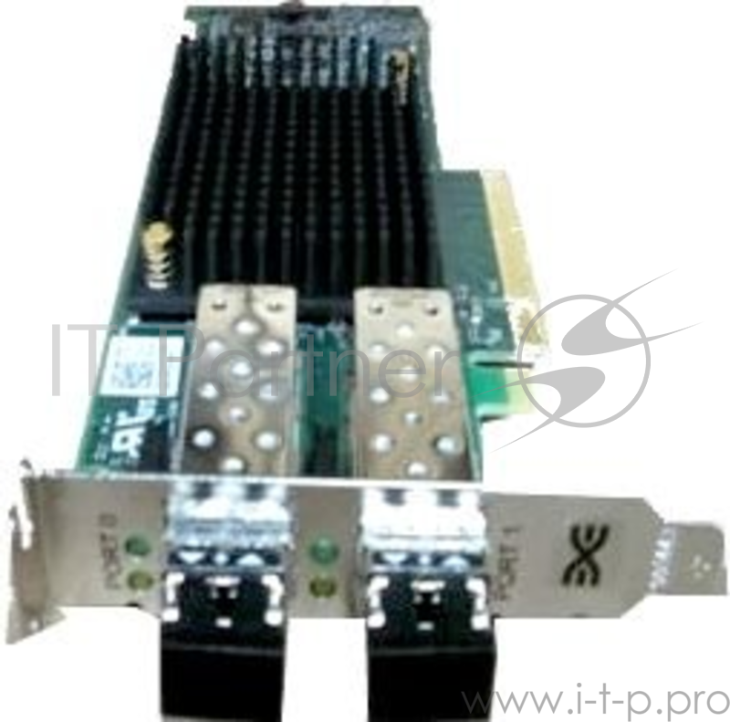 Двухпортовый адаптер гл. шины DELL Emulex LPe31002-M6-D с прот. FC, 16 Гбит, низкопрофильный, устанавливается клиентом (P14GV)