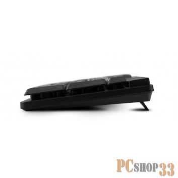 CBR KB 120, Клавиатура проводная полноразмерная, USB, 104 клавиши, конструкция скелетон, длина кабеля 1,8 м