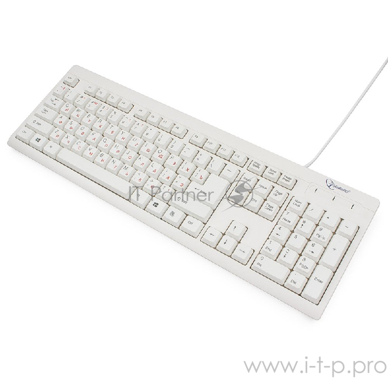 Клавиатура Gembird KB-8300U-R, USB, бежевый , RTL {40}