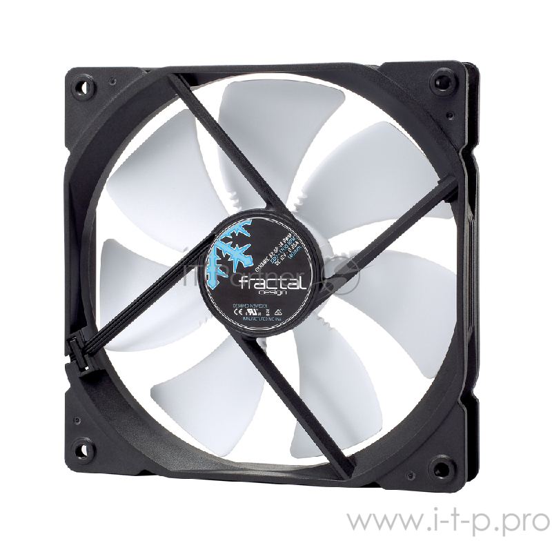 Вентилятор Fractal Design DYNAMIC X2 GP-14 PWM WHITE / 140mm 4-pin 1700rpm 105.9cfm 33.7dBA / FD-FAN-DYN-X2-GP14-PWM-WT