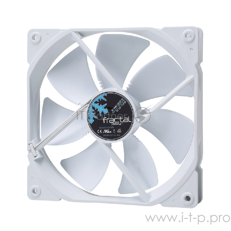 Вентилятор Fractal Design DYNAMIC X2 GP-14 WHITEOUT / 140mm 3-pin 1000rpm 68.4cfm 18.9dBA / FD-FAN-DYN-X2-GP14-WTO