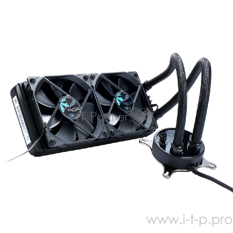 Система водяного охлаждения Fractal Design Celsius S24 Blackout / 2x120mm PWM fans / FD-WCU-CELSIUS-S24-BKO