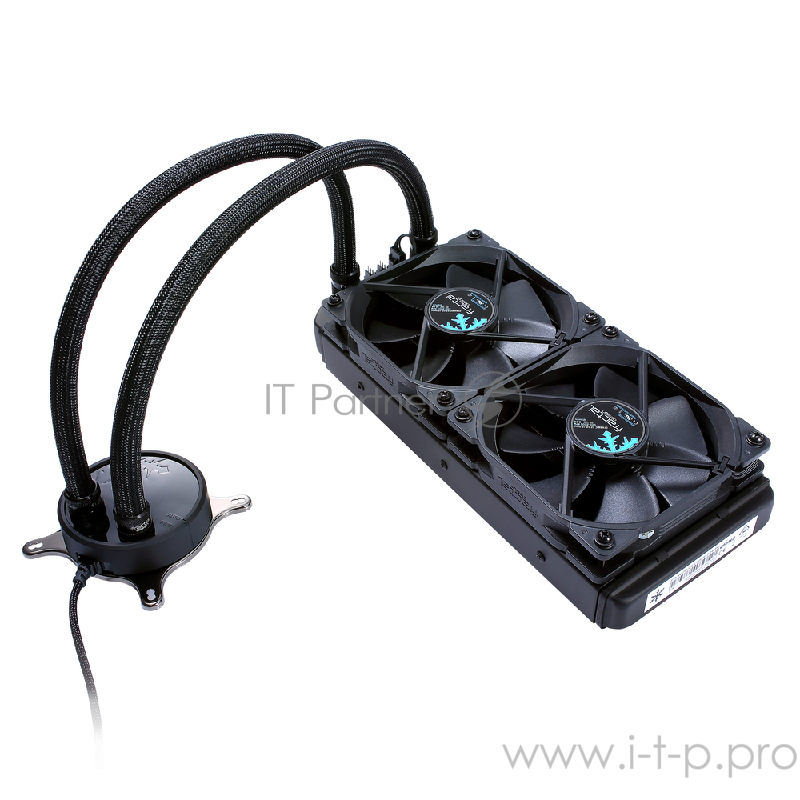Система водяного охлаждения Fractal Design Celsius S24 Blackout / 2x120mm PWM fans / FD-WCU-CELSIUS-S24-BKO