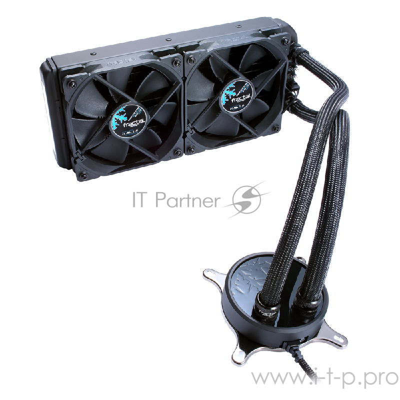 Система водяного охлаждения Fractal Design Celsius S24 Blackout / 2x120mm PWM fans / FD-WCU-CELSIUS-S24-BKO