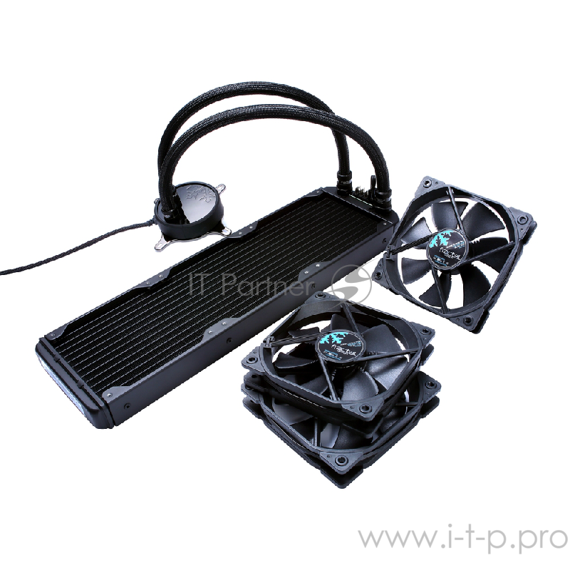 Система водяного охлаждения Fractal Design Celsius S36 Blackout / 3x120mm PWM fans / FD-WCU-CELSIUS-S36-BKO
