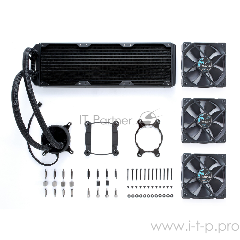 Система водяного охлаждения Fractal Design Celsius S36 Blackout / 3x120mm PWM fans / FD-WCU-CELSIUS-S36-BKO