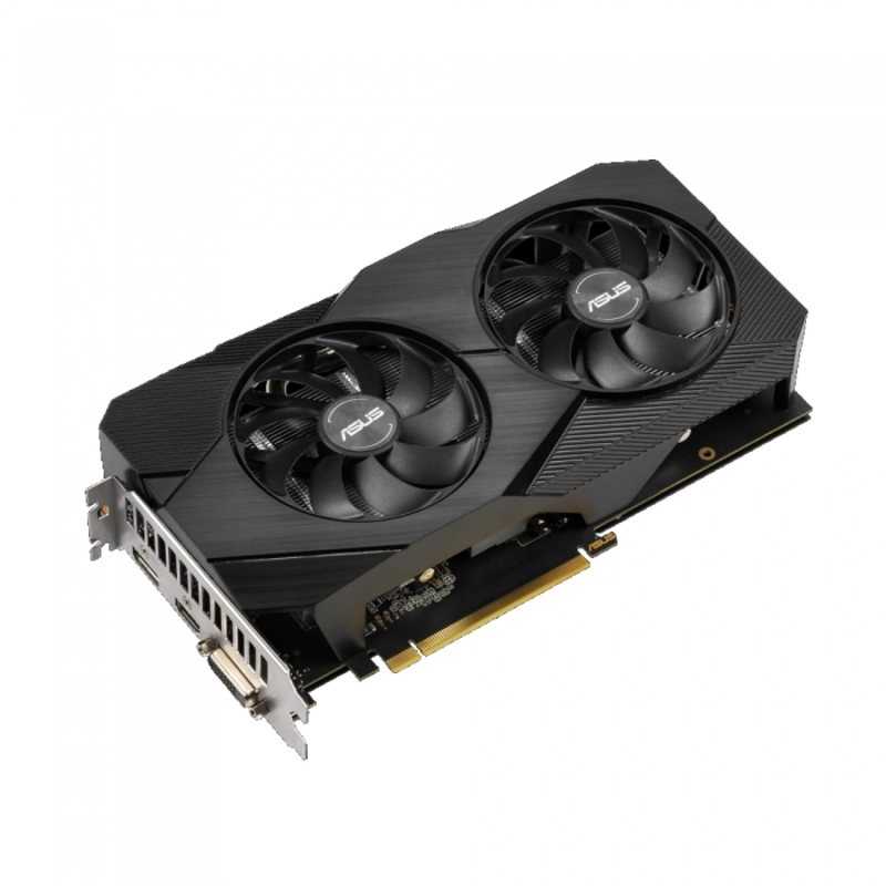 Видеокарта ASUS DUAL-GTX1660S-O6G-EVO // GTX1660S,DVI,HDMI,DP,6G,D6 90YV0DS3-M0NA00