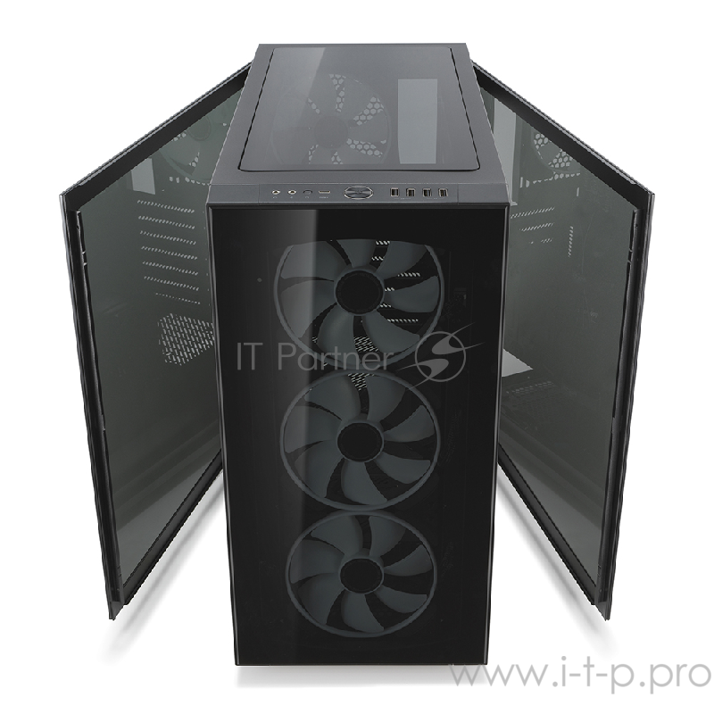 Корпус Fractal Design DEFINE S2 VISION RGB / E-ATX, mid tower, dark tint tempered glass side panels / 4x140mm ARGB fans inc. / FD-CA-DEF-S2V-RGB-BKO-TGD