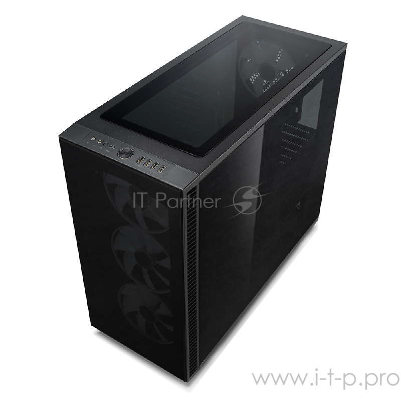 Корпус Fractal Design DEFINE S2 VISION RGB / E-ATX, mid tower, dark tint tempered glass side panels / 4x140mm ARGB fans inc. / FD-CA-DEF-S2V-RGB-BKO-TGD