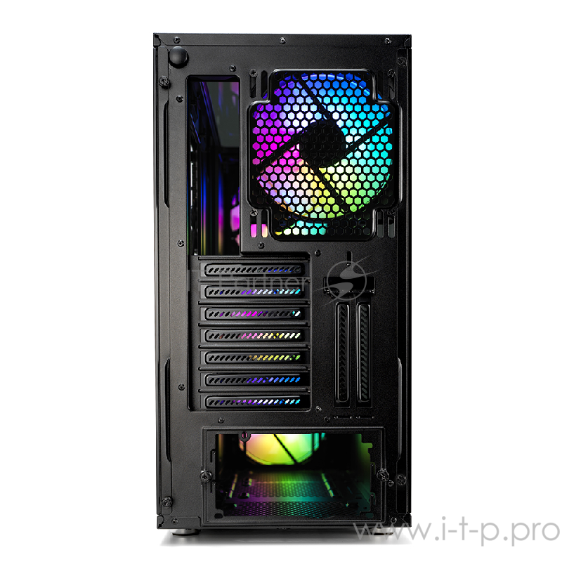 Корпус Fractal Design DEFINE S2 VISION RGB / E-ATX, mid tower, dark tint tempered glass side panels / 4x140mm ARGB fans inc. / FD-CA-DEF-S2V-RGB-BKO-TGD
