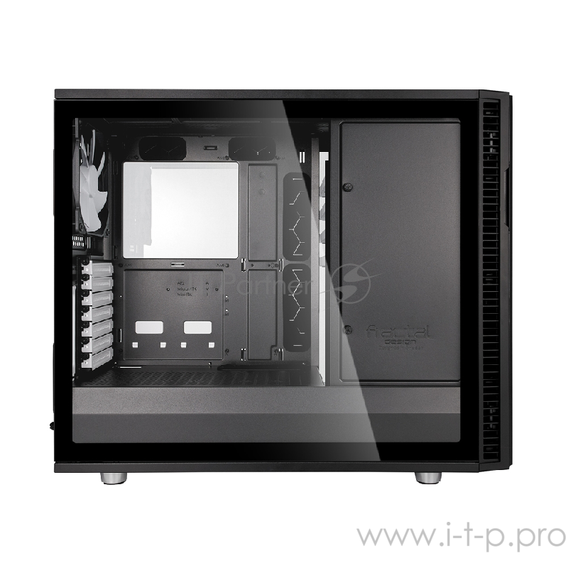 Боковая панель Fractal Design DEFINE R6 / black frame, light tempered glass / FD-ACC-WND-DEF-R6-BK-TGL