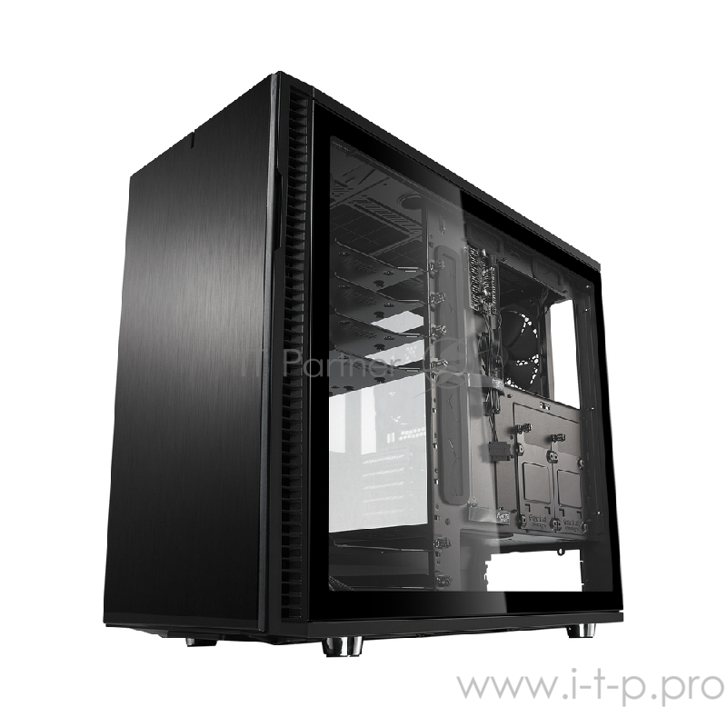 Боковая панель Fractal Design DEFINE R6 / gunmetal grey, light tempered glass / FD-ACC-WND-DEF-R6-GY-TGL