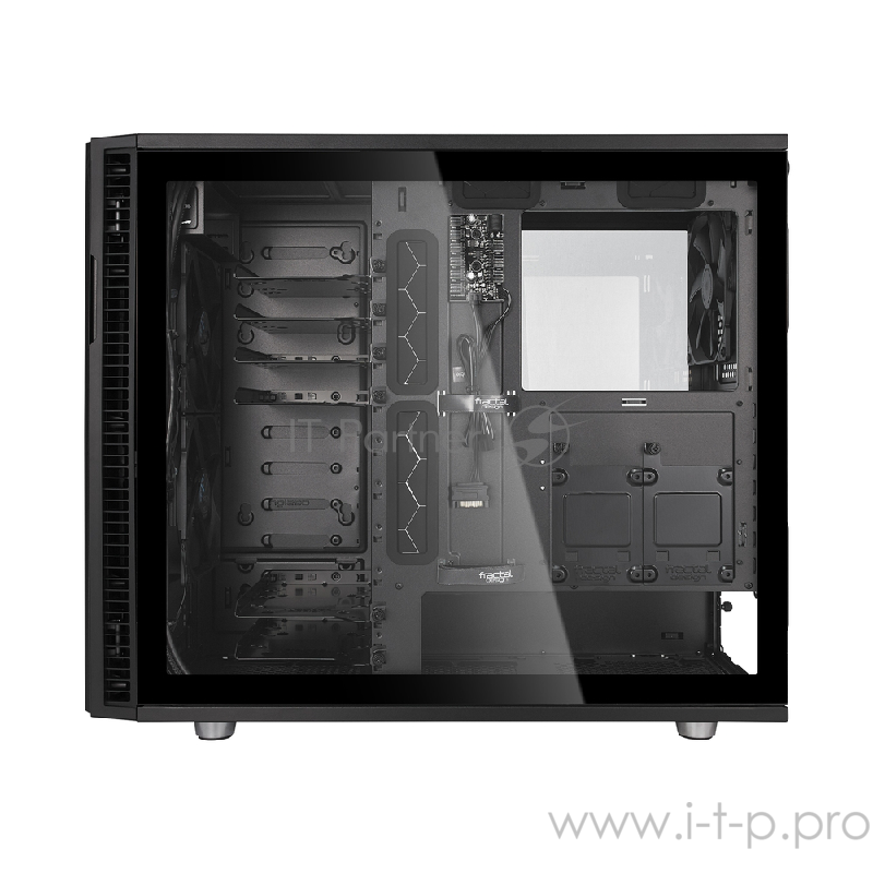 Боковая панель Fractal Design DEFINE R6 / gunmetal grey, light tempered glass / FD-ACC-WND-DEF-R6-GY-TGL