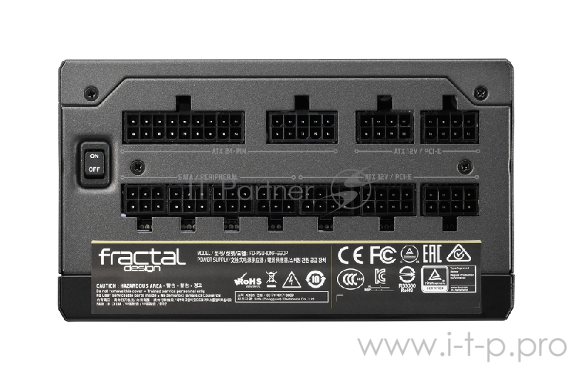 Блок питания Fractal Design ION+ 660W Platinum / ATX 2.4, Active PFC, 80 PLUS Platinum, fully modular, 140mm fan / FD-PSU-IONP-660P-BK