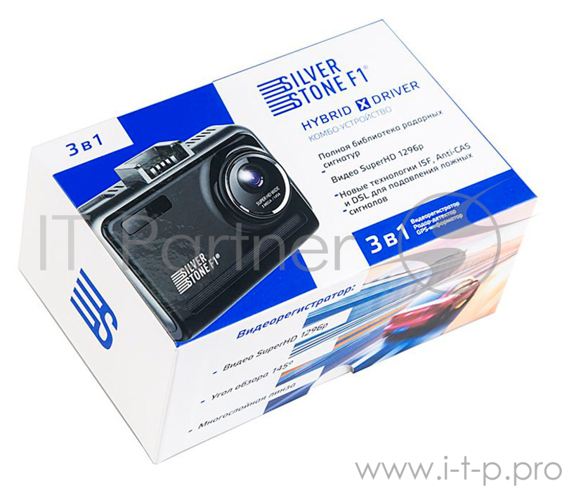 Видеорегистратор с радар-детектором Silverstone F1 HYBRID X-DRIVER