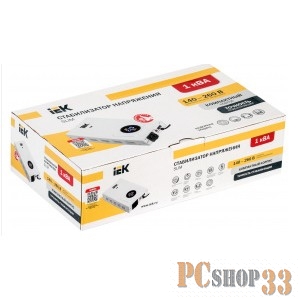 Iek IVS22-1-001-09 Стабилизатор напряжения настенный SLIM 1кВА IEK