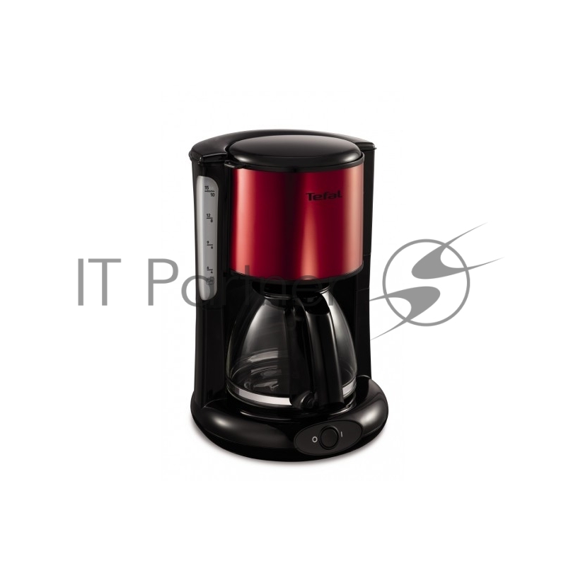 Кофеварка капельная Tefal CM361E38 1000Вт красный
