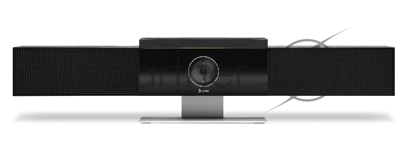 Камера видеоконференцсвязи со встроенной акустической системой Polycom Studio: Audio/Video USB Soundbar, with auto-track 120-deg FOV 4K Camera, USB stereo speakerphone, BT speakerphone, Wi-Fi device management, remote, Cable: 5m USB Type-A to Type-C,