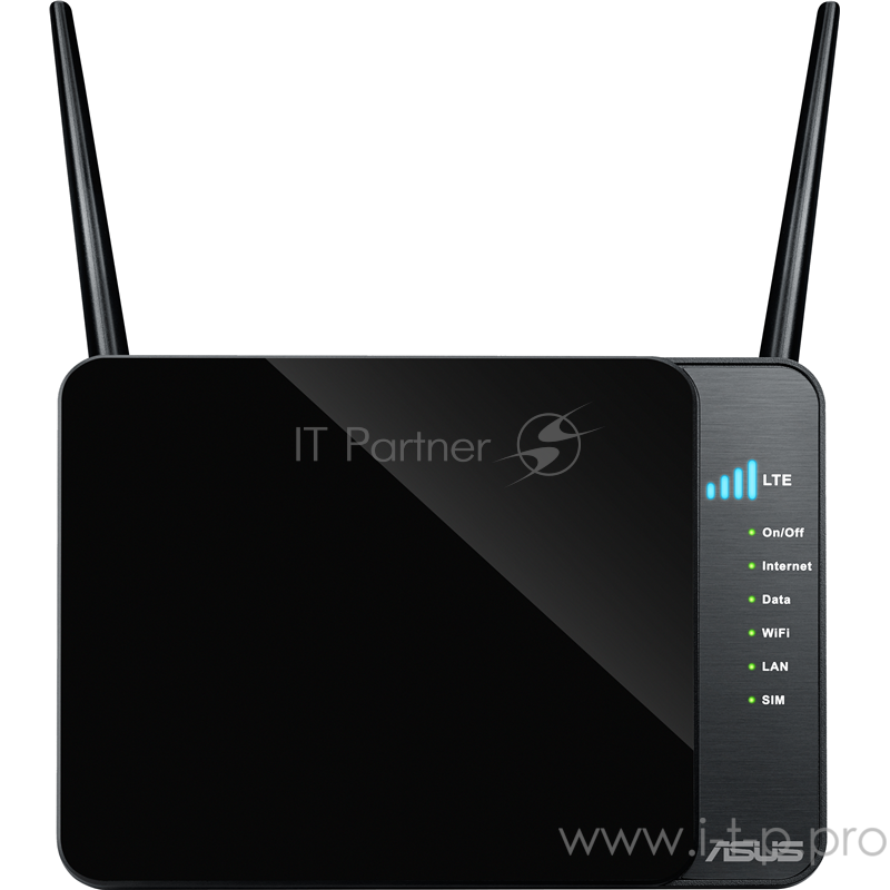 Модем ASUS 4G-N12 Wireless-N300 LTE Modem Router 802.11n, 300 Mbps, 3G/4G & Ethernet WAN, Two external antenna, Four LAN ports, Built-in SIM/USIM card slot