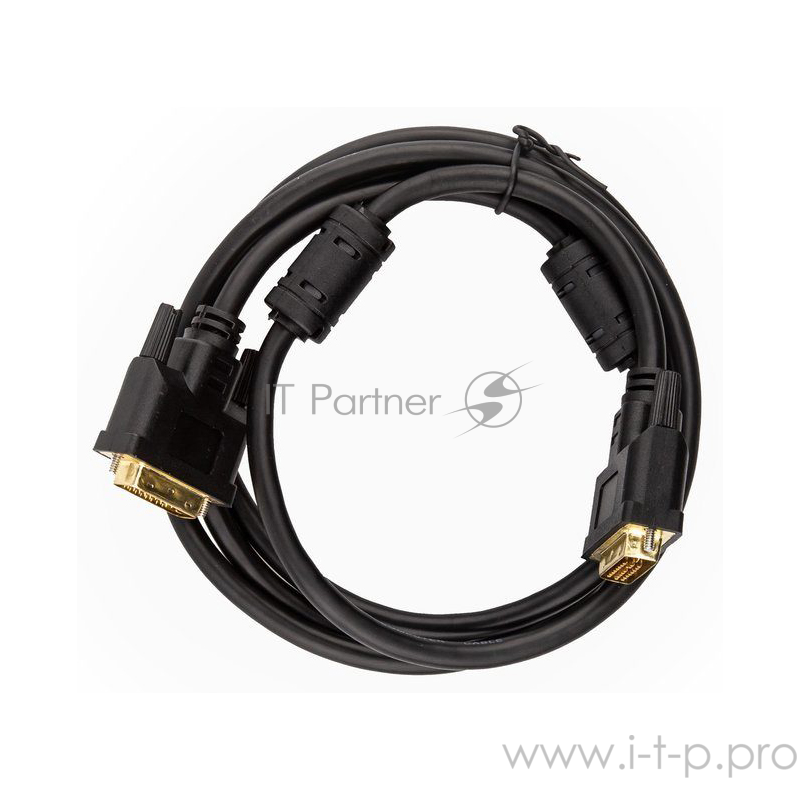 Кабель DVI-D to DVI-D (25M -25M) 2 фильтра, CU, 1,8м, TV-COM <DCG150V-1.8M>